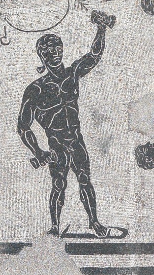 Atleta di salto in lungo(part.)