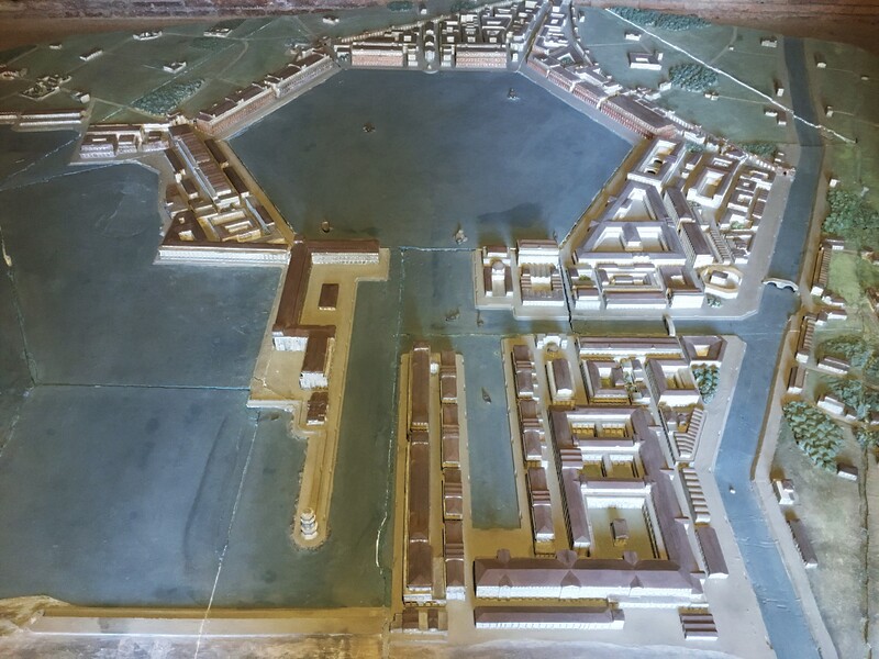 Maqueta del puerto de Trajano realizada por Italo Gismondi. Museo de la vía Ostiense, Roma