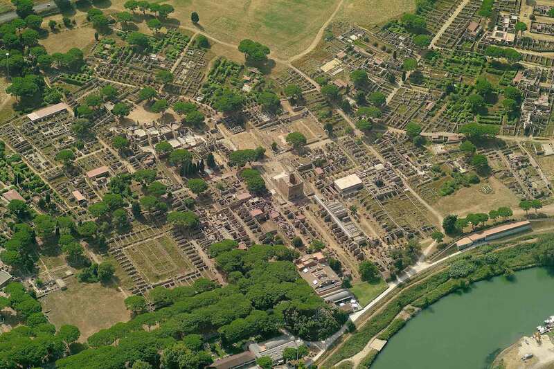 Panorama sugli Scavi di Ostia Antica
