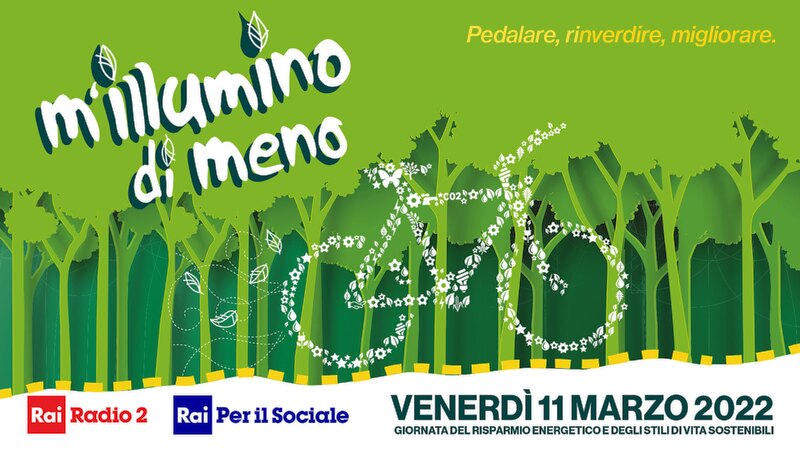 M'illumino di meno 2022 locandina