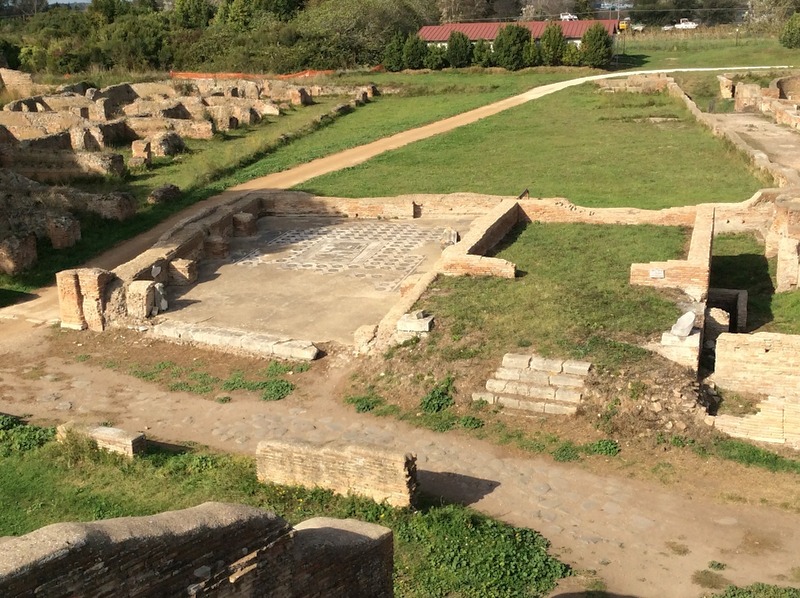 Veduta generale del complesso dei Mensores