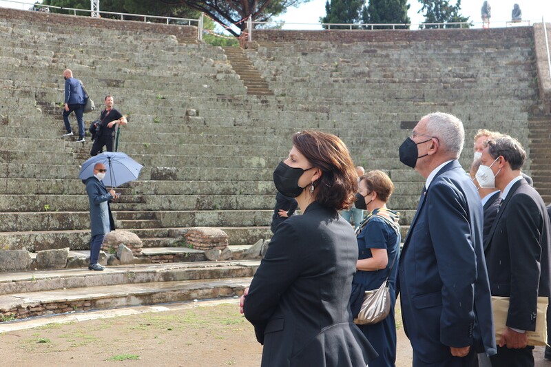 alexander van der bellen a ostia antica