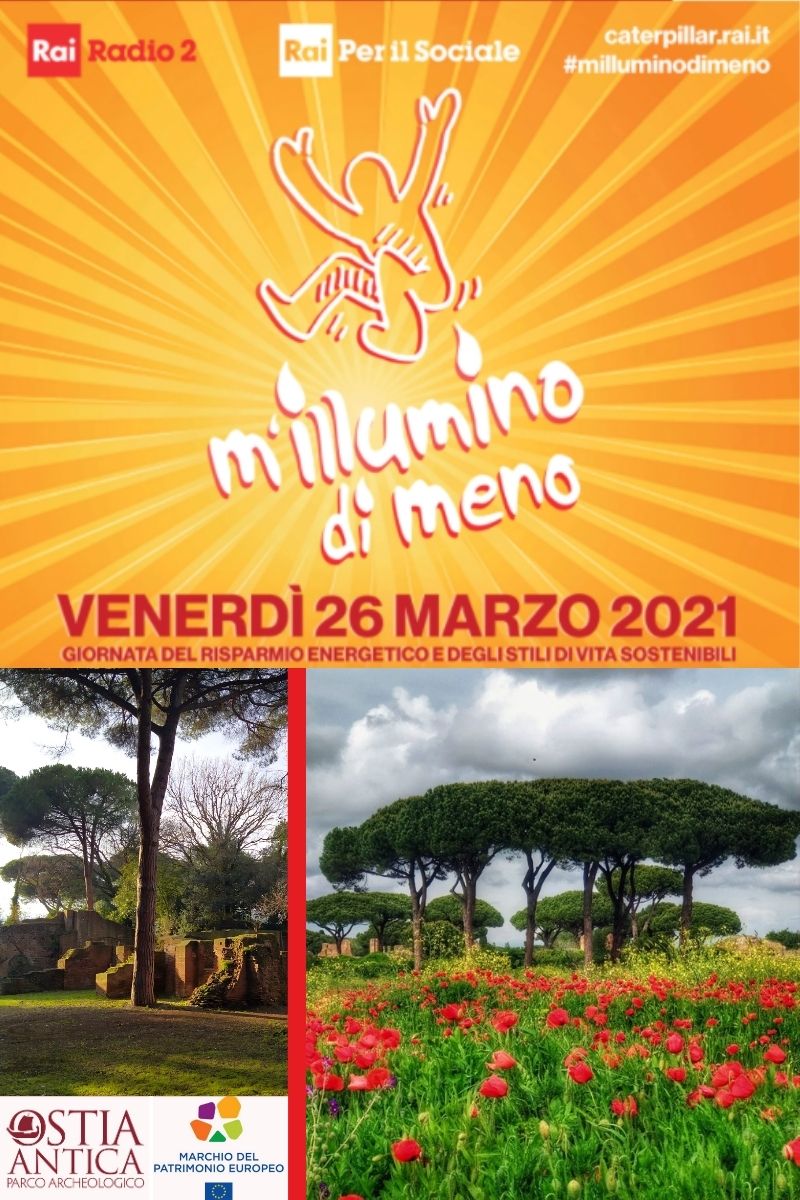 M'illumino di meno 2021 locandina Parco