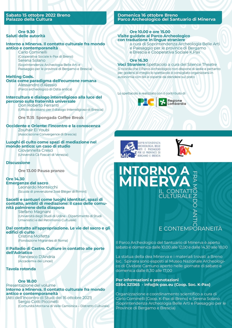 Programma 15 ottobre