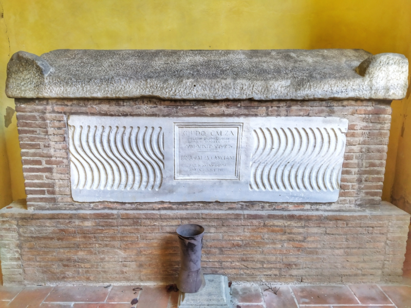 tomba guido calza