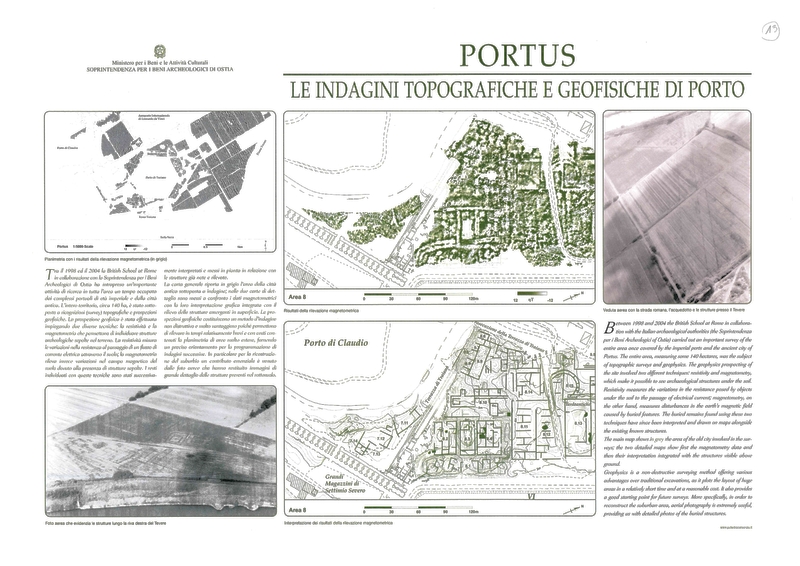 Le indagini topografiche e geofisiche di porto
