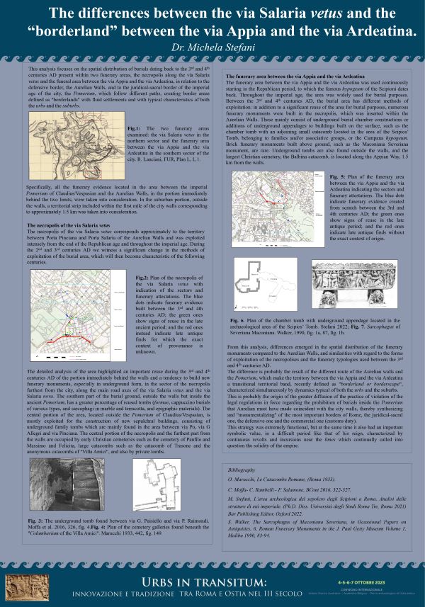 The differences between the via Salaria vetus and the ���borderland��� between the via Appia and the via Ardeatina - Michela Stefani