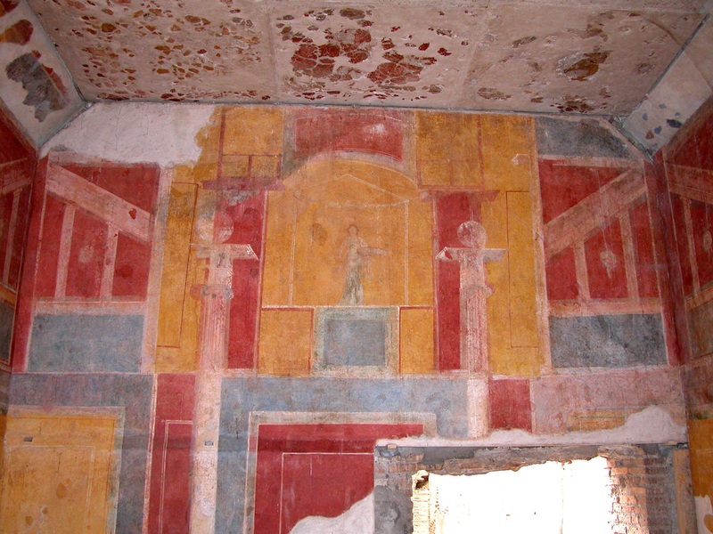 insula del soffitto dipinto