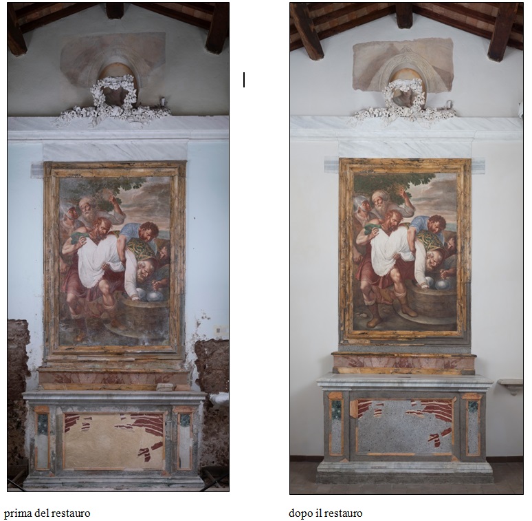 restauro affresco sant'ippolito