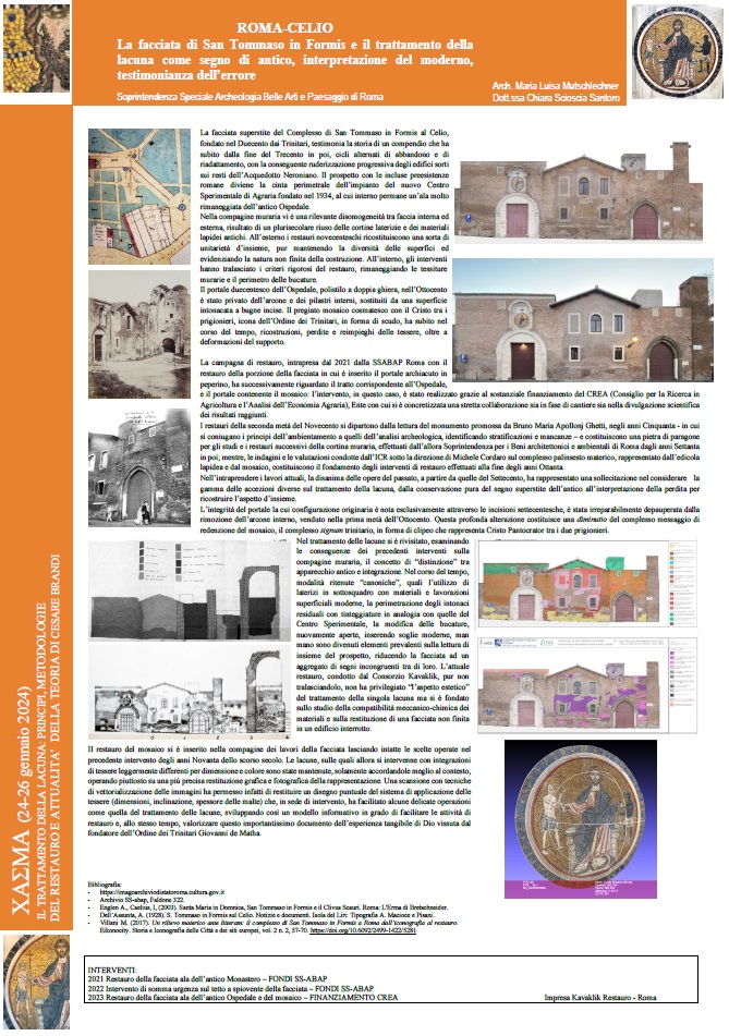 Mutschlechner, Scioscia Santoro - Roma-Celio. La facciata di San Tommaso in Formis