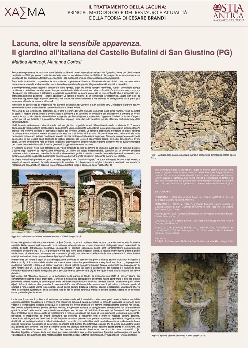 Ambrogi, Cortesi - Lacuna, oltre la sensibile apparenza