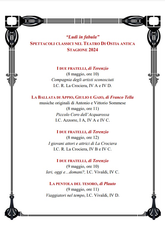 ludi in fabula programma