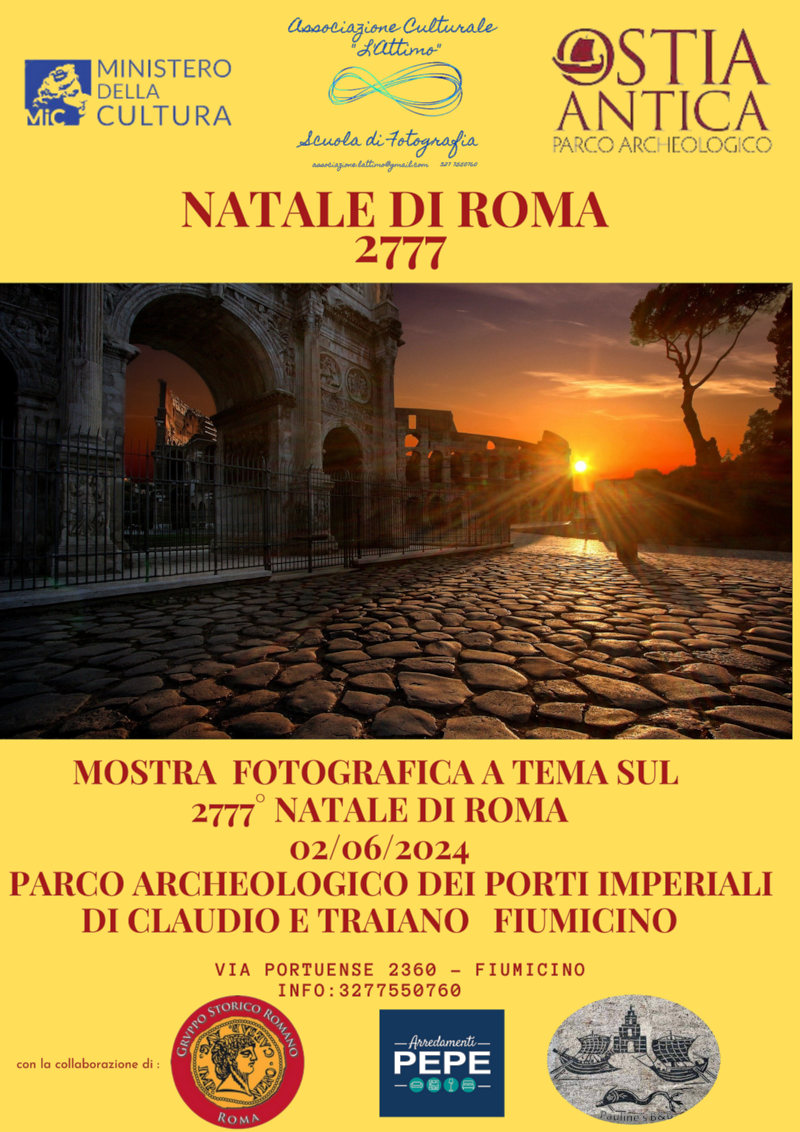 locandina mostra fotografica natale di roma 2777