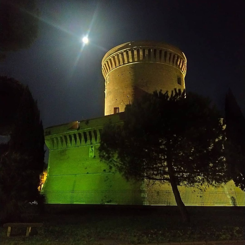 Castello di Giulio II by night
