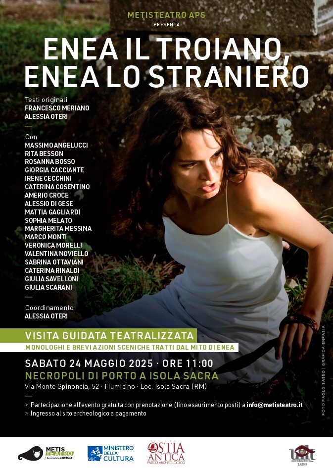 locandina Enea il troiano Enea lo straniero