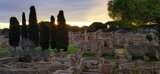 Scavi di Ostia, panorama