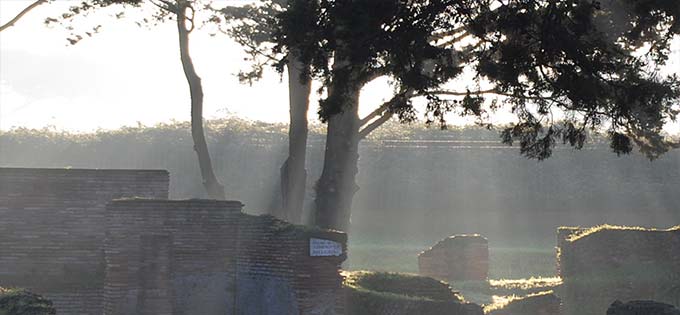 Panorama sul Campo della Magna Mater