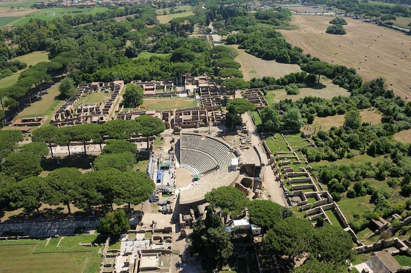 foto aerea ostia