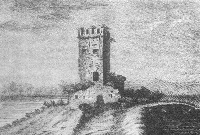 Pianta Topografica della antica, e moderna Ostia, colle adjacenze - Tor Boacciana